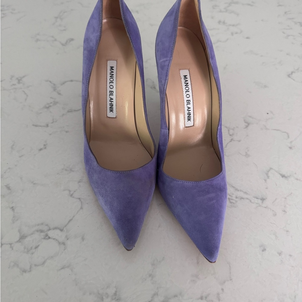 Manolo Blahnik Purple Women's Shoes